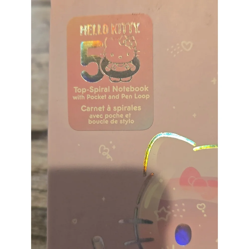 Hello Kitty x Studio Oh! 50th Anniversary Top-Spiral Notebook - NEW 8x5 (220)